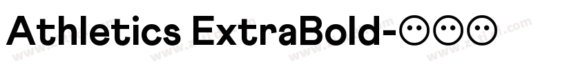 Athletics ExtraBold字体转换